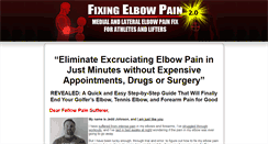 Desktop Screenshot of fixingelbowpain.com